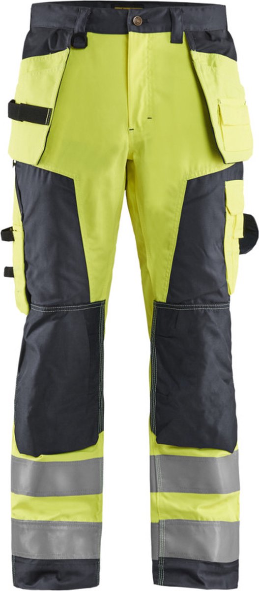 Blåkläder Werkbroek High-Vis 15681811 | HIgh Vis Geel/Medium Grijs | Maat 52 - 7330509676189