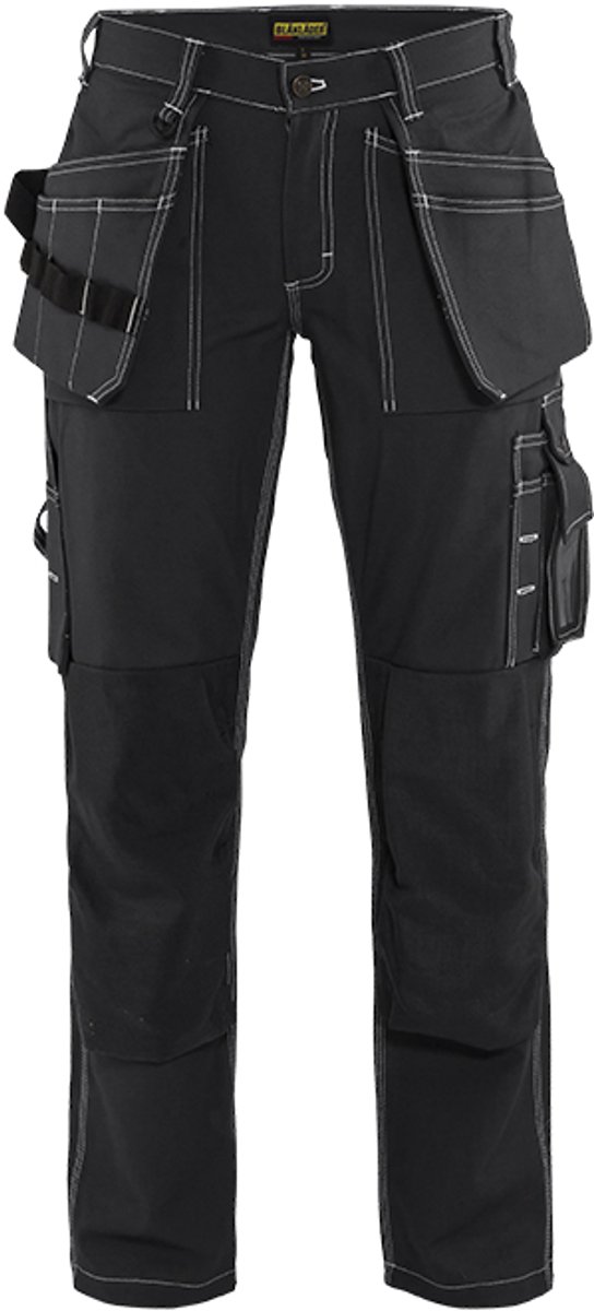 Blåkläder Dames werkbroek 15451370 | Zwart | Maat 36 - 7330509500439