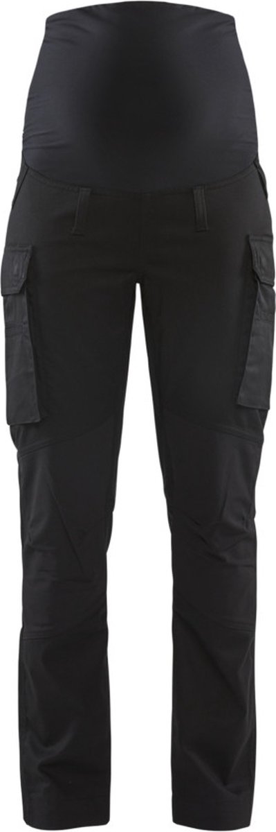 Blåkläder Service zwangerschapsbroek met stretch 71011830 | Zwart | Maat L - 7330509717134