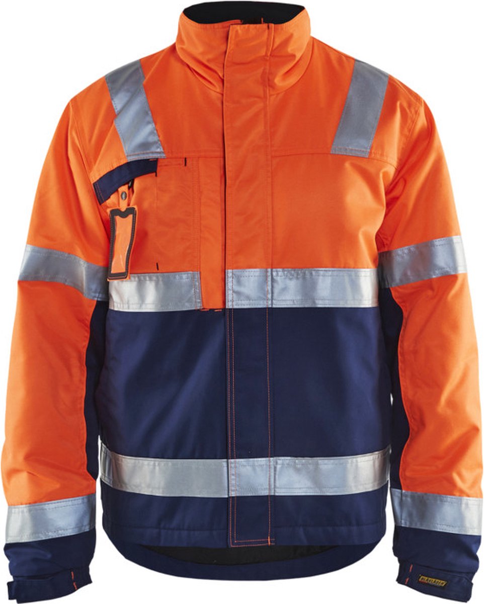Blåkläder Winterjas High-Vis 48621811 | High Vis Oranje/Marineblauw | Maat L - 7330509370919