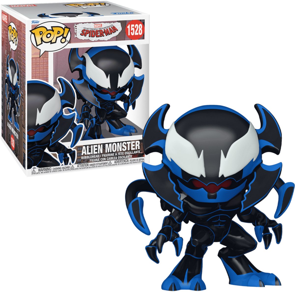 Marvel Friendly Neighborhood Spider-Man Funko Pop Vinyl: Alien Monster (Super Sized)