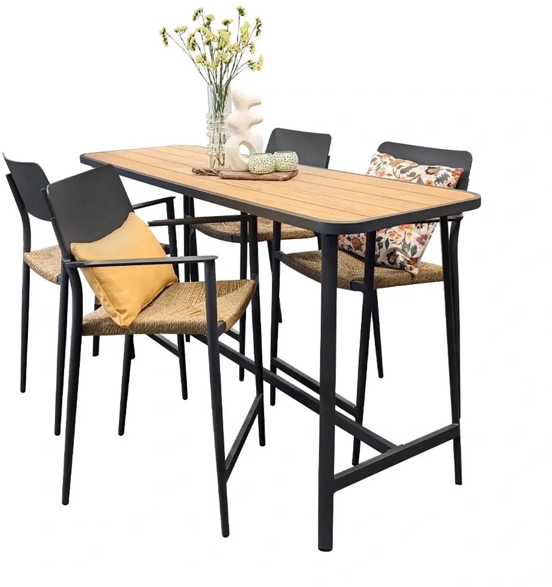 Elmas Esta Barset Antraciet - Trestino