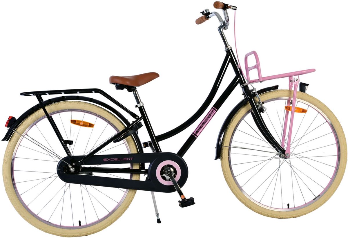 Volare Excellent Kinderfiets - Meisjes - 26 inch - Zwart