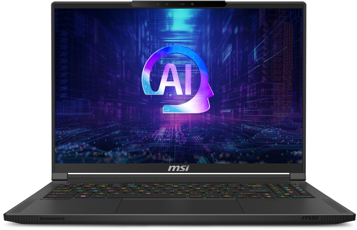 MSI Stealth A16 AI+ A3XWHG-010NL 16  Ryzen AI 9 HX 370 RTX 5070 Ti Gaming Laptop