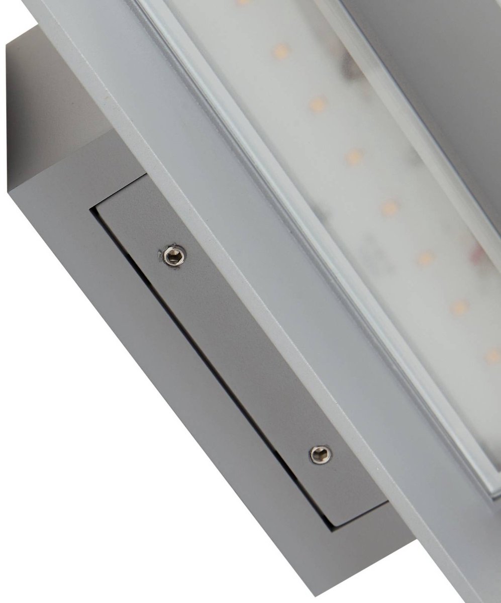 Lucande - Meja LED Buiten Wandlamp 27cm IP54 Grijs
