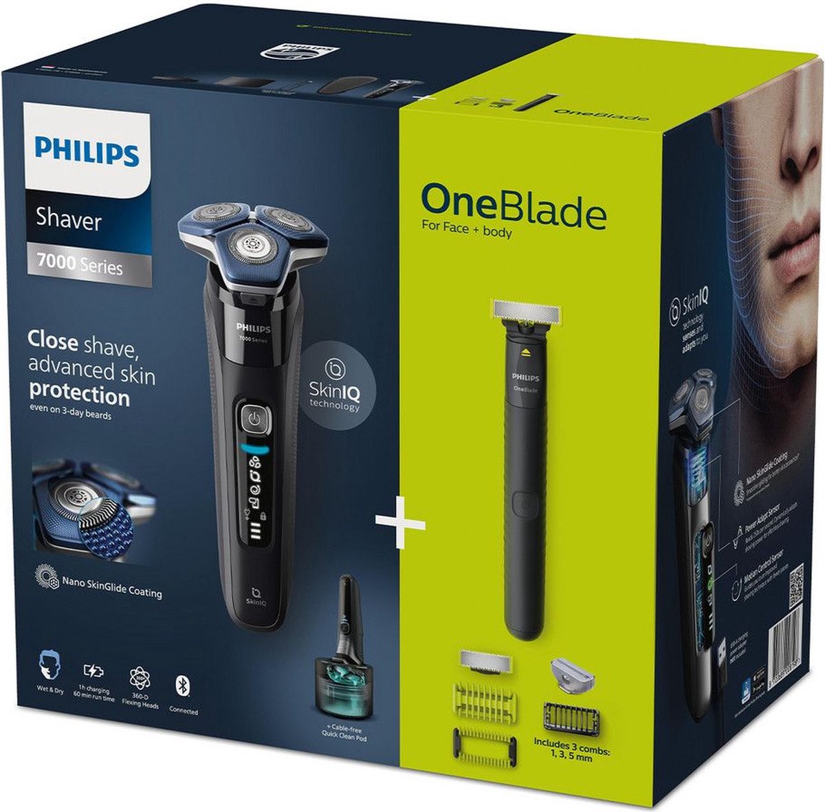 Philips Series 7000 Shaver&OneBlade | S7886/78