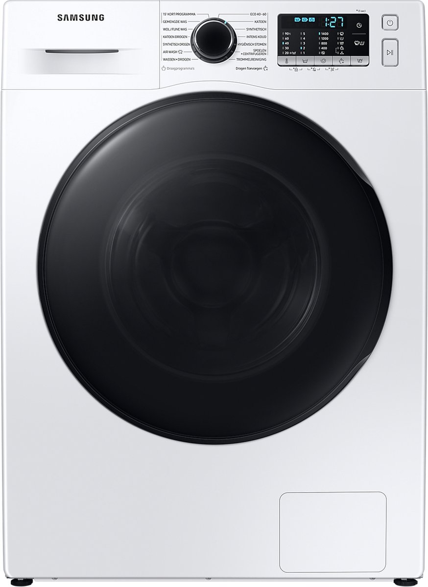 Samsung WD70TA049BE/EN was-droogcombinatie 7kg wassen / 4kg drogen, EcoBubble, Trad.display, Stoomfu