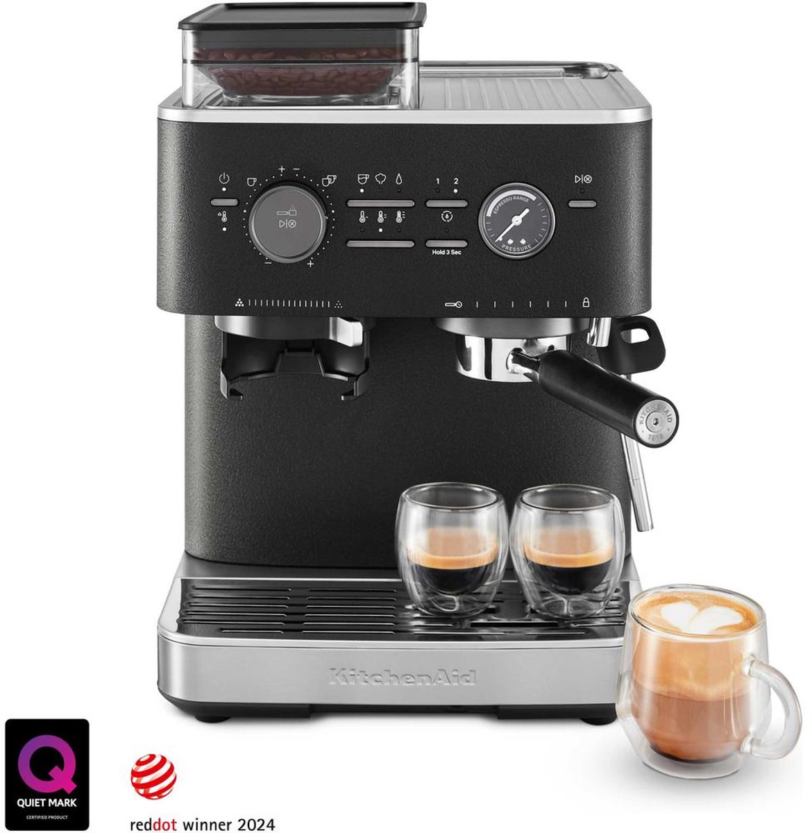 KitchenAid Halfautomatische Espresso 5KES6551EBK | elektronica en media | Ongesorteerd - | 5413184802479