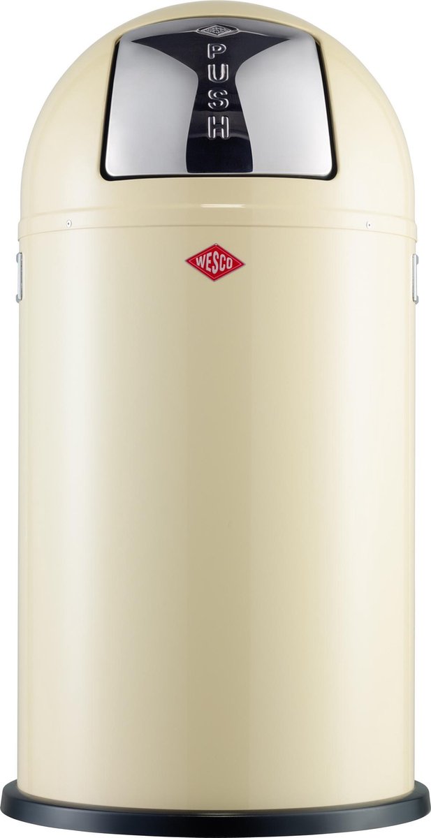 Wesco Pushboy Prullenbak - 50 l - Amandel