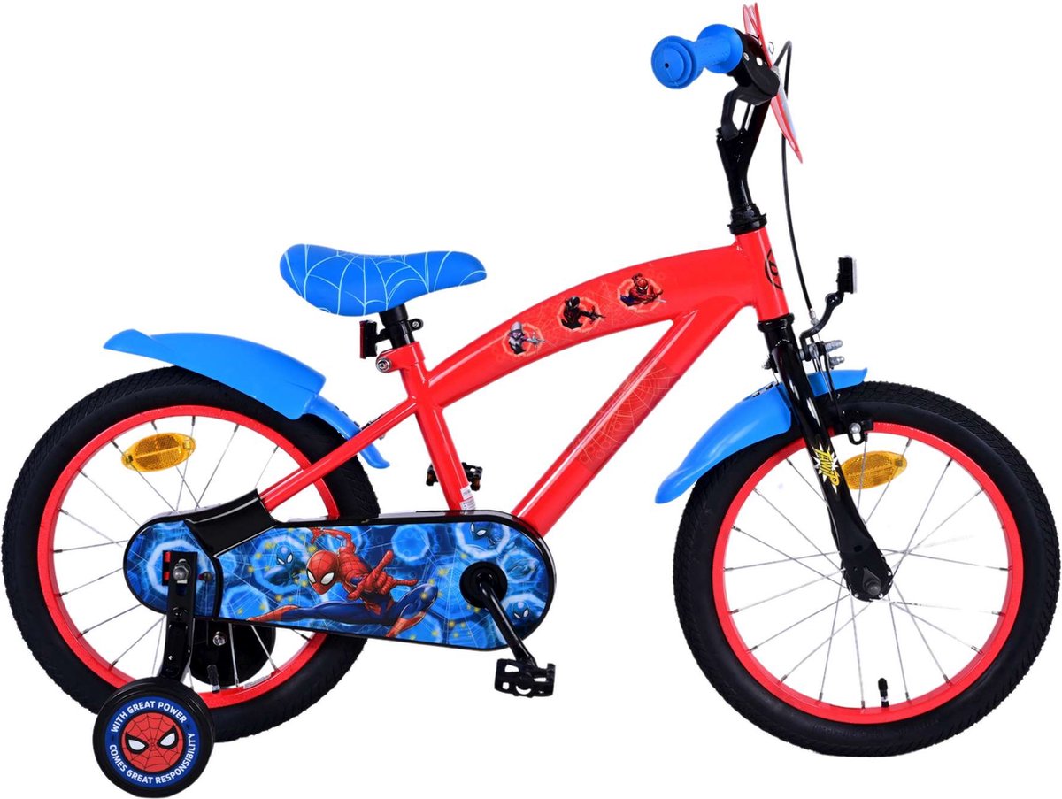 Spider-Man Kinderfiets - Jongens - 16 inch - Rood