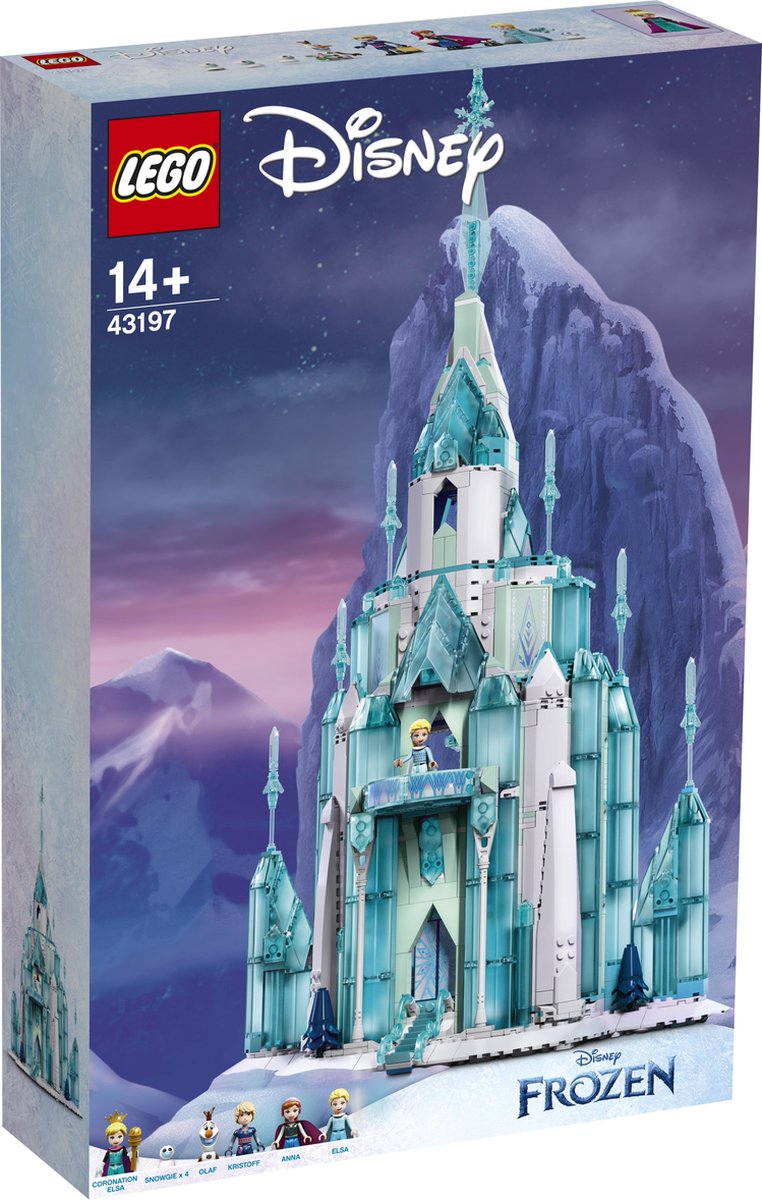 LEGO Disney Frozen 2 - Het IJskasteel (43197) - 1709 onderdelen - Inclusief Anna Elsa Kristoff Olaf (4 figuren)