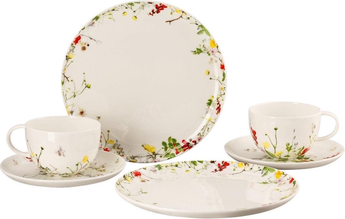 ROSENTHAL - Brillance Fleurs Sauvages - Serviesset 6-delig