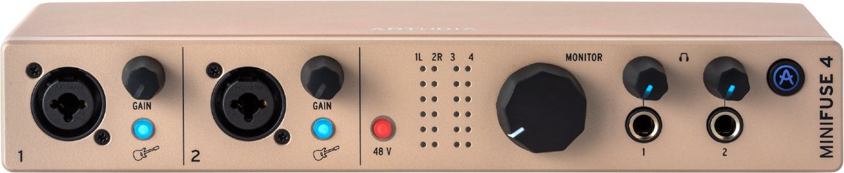 Arturia MiniFuse 4 Champagne