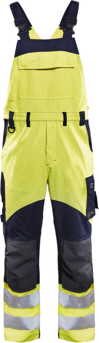 Blåkläder Multinorm bretelbroek Inherent 28891512 | High-Vis Geel/Marineblauw | Maat 64 - 7330509618851