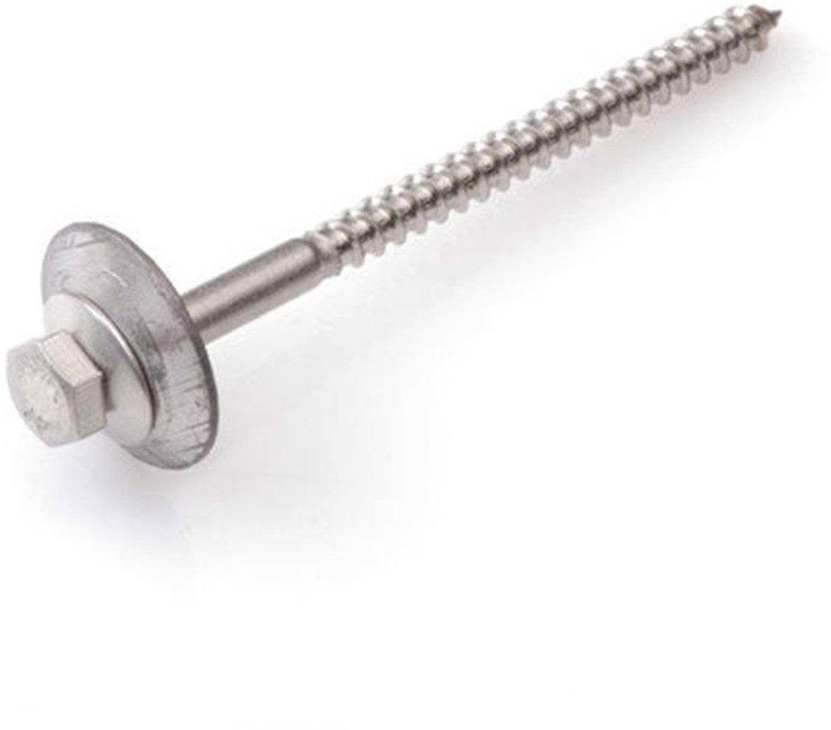 Hoenderdaal Golfplaatbout Rvs-A2 Sw-12 H3S Din571 7X130 | 100 stuks - 2041.30.58901