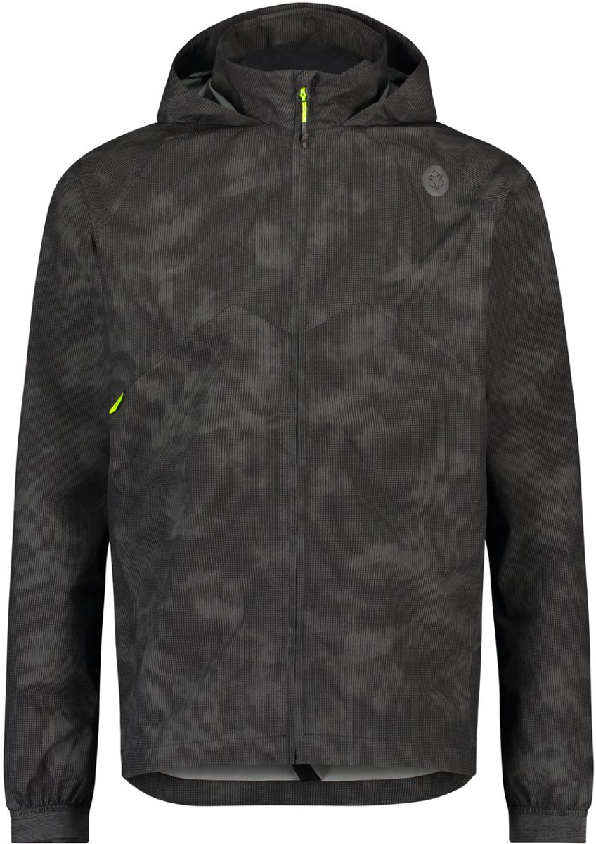 AGU Compact Regenjas Commuter Heren Reflection - Zwart - L - Waterdicht