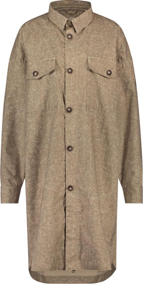 AGU Oversized Rain Shirt Urban Outdoor Dames - Lead gray - M - Waterdicht