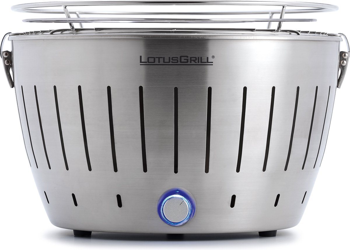 LotusGrill Tafelbarbecue Classic - ø 35 cm - RVS