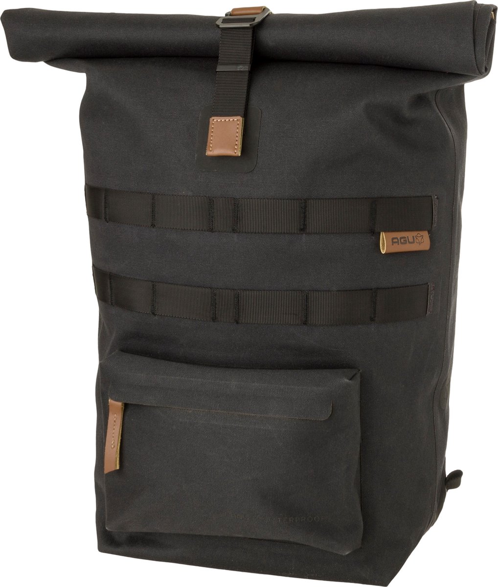 AGU Convoy Enkele Fietstas/Rugzak Urban Click'nGo - Antraciet - Waterdicht