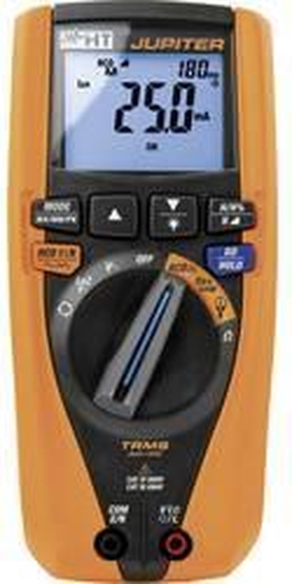 HT Instruments JUPITER Multimeter, RCD-tester Kalibratie (ISO) Digitaal CAT IV 600 V, CAT III 690 V Weergave (counts): 6000