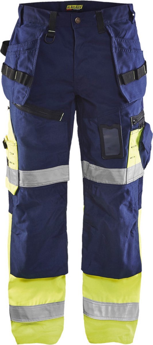 Blåkläder Werkbroek High-Vis X1500 15081860 | Marine/High-Vis Geel | Maat 46 - 7330509387184