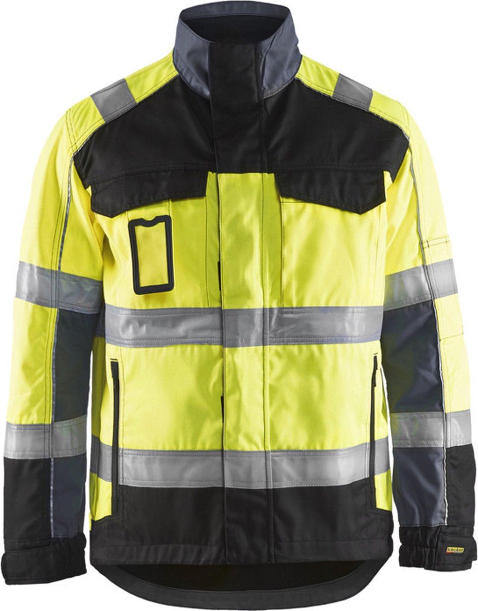 Blåkläder Jack. Ongevoerd High-Vis 40511811 | High-Vis Geel/Zwart | Maat XXL - 7330509306840