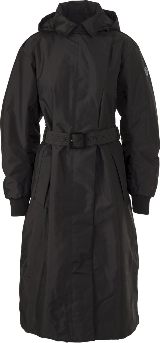 AGU Trench Coat Puff Winter Regenjas Urban Outdoor Dames - Zwart - L - Waterdicht