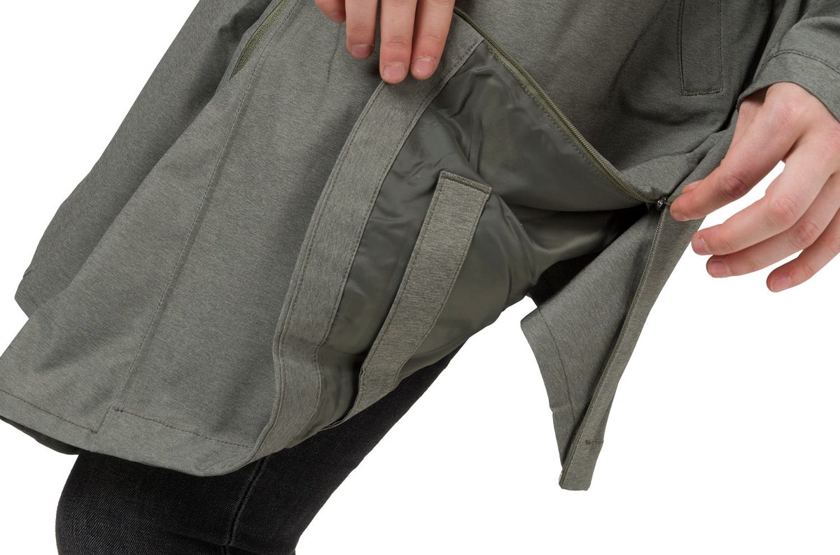 AGU Seq 10k Regenjas Urban Outdoor Dames - Groen - L - Waterdicht