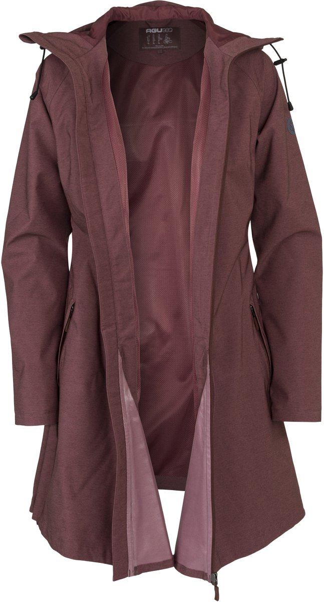 AGU Seq 10k Regenjas Urban Outdoor Dames - Huckleberry - XS - Waterdicht