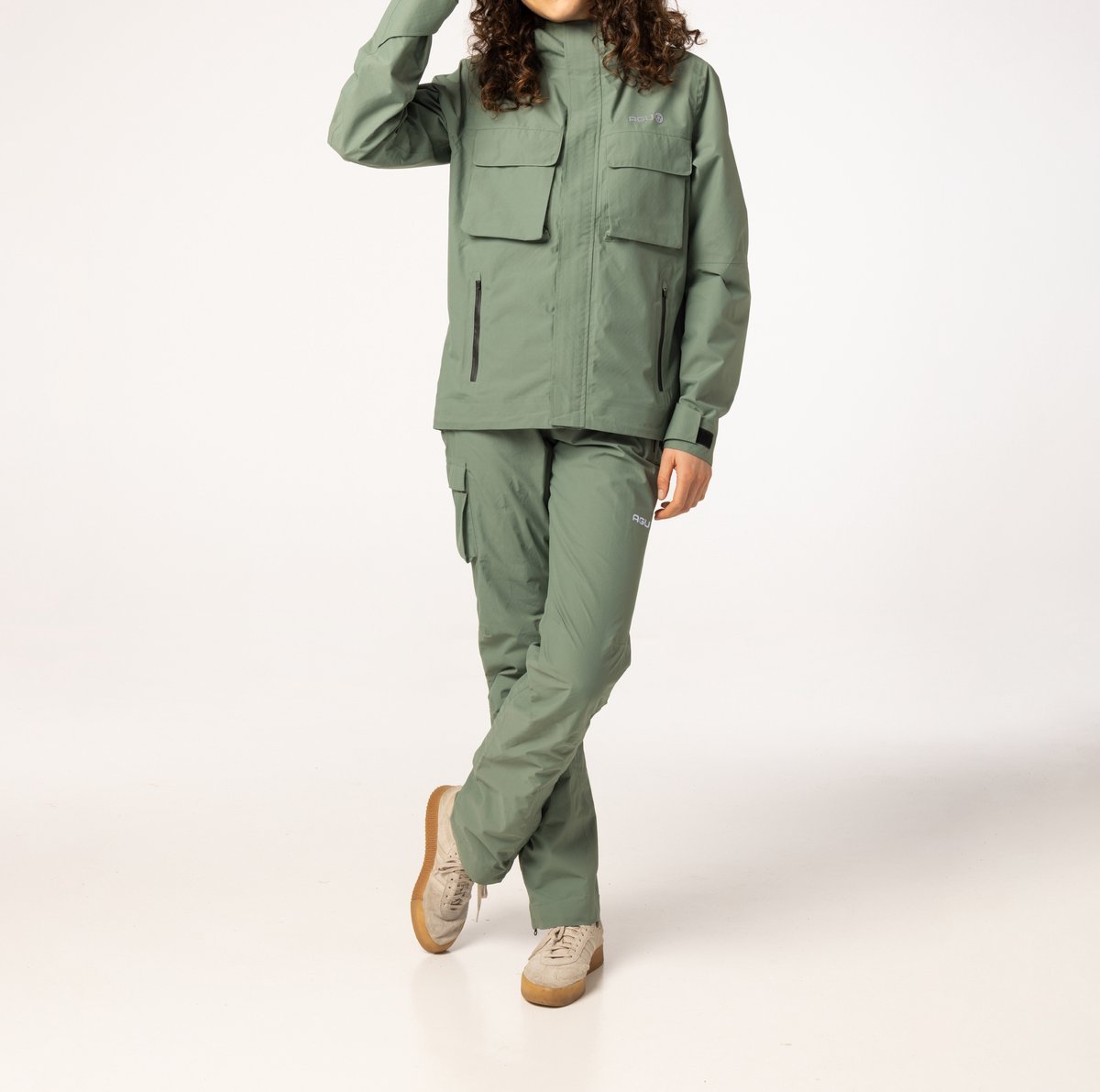 AGU City Cruiser Regenbroek Urban Outdoor - Dark sage - L - Waterdicht