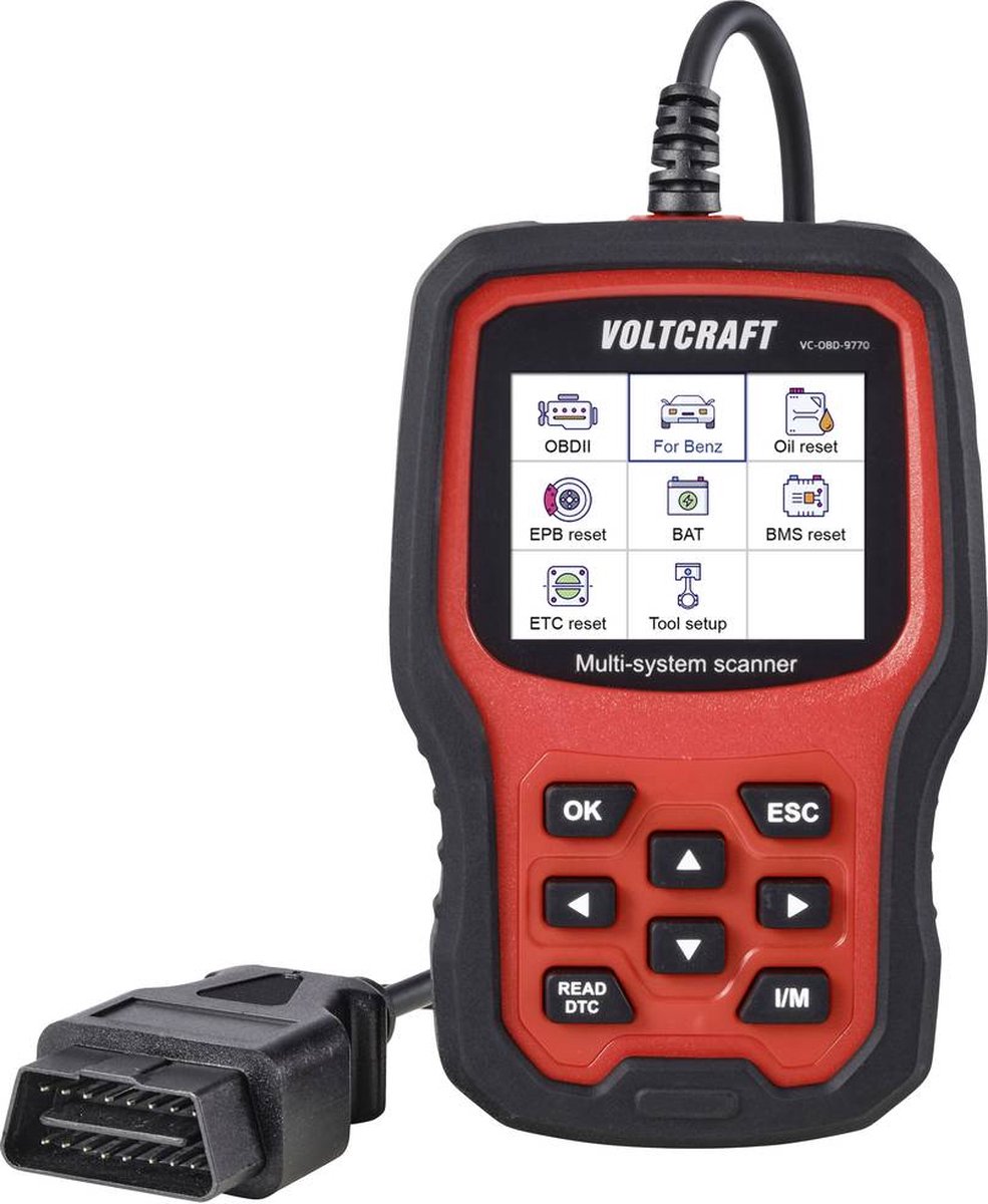 VOLTCRAFT VC-OBD-9770 OBD II diagnosetool