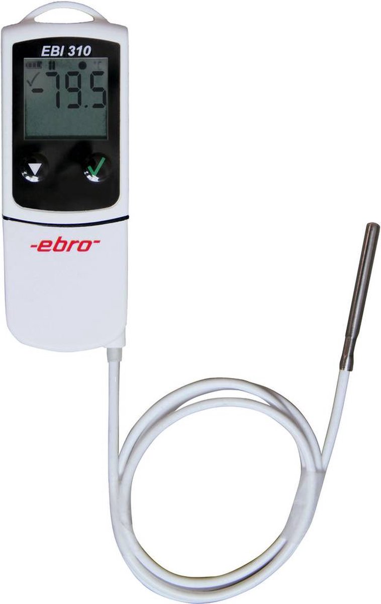 ebro 1340-6337 EBI 310 TE Temperatuur datalogger Te meten grootheid Temperatuur -200 tot 250 °C