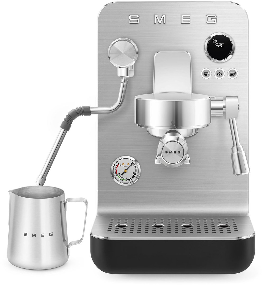 Smeg - Espressomachine Mat Zwart