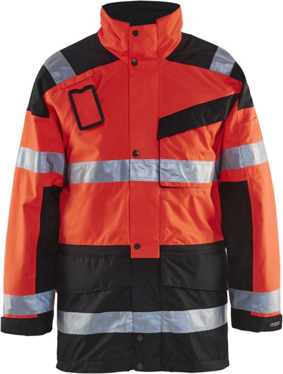 Blåkläder Parka High-Vis met uitneembare voering 44261997 High-Vis | High-Vis Rood/Zwart | Maat S - 7330509424421