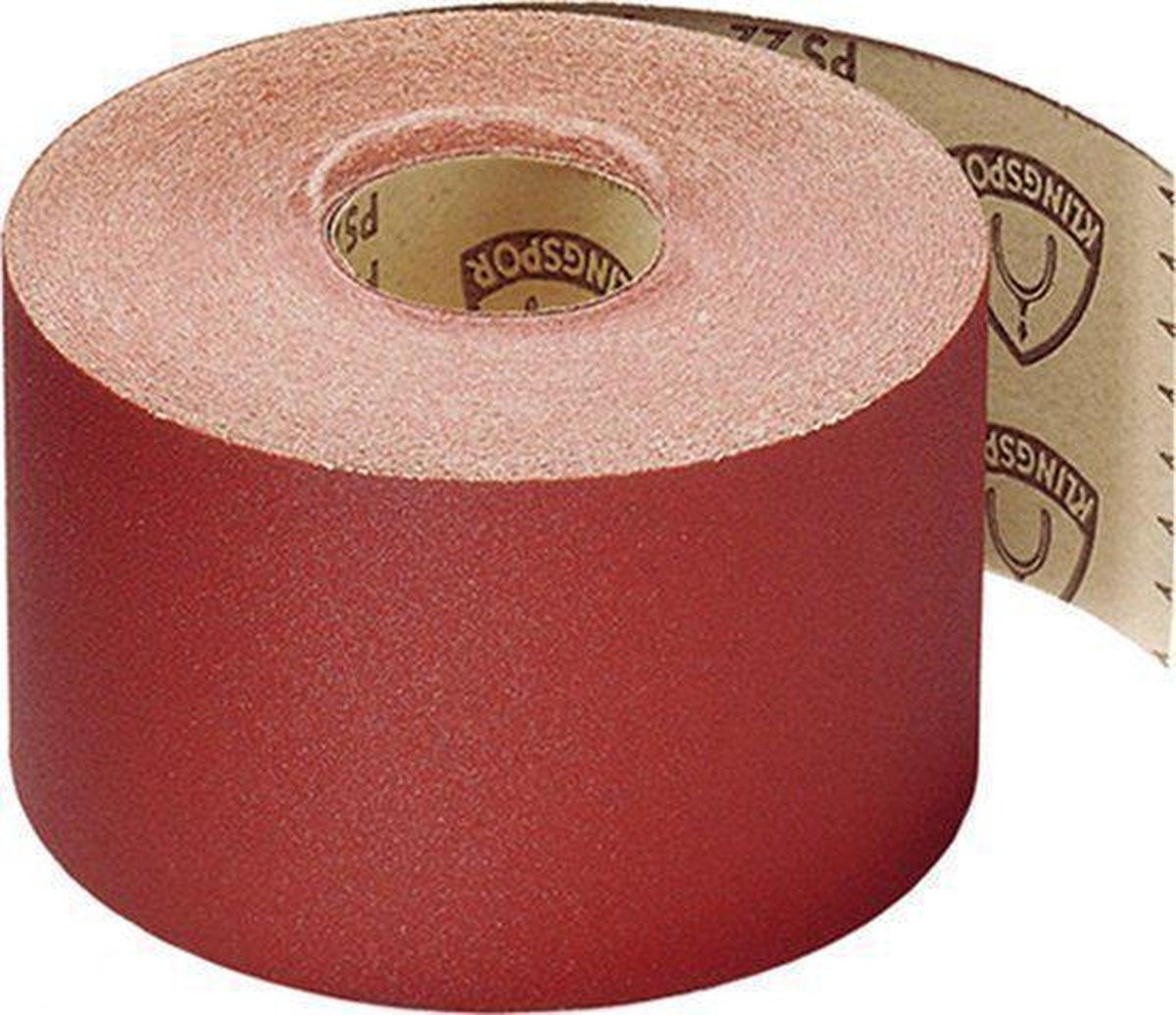 Klingspor Schuurpapierrol | 115 mm korreling 220 | voor hout/verf | korund | 1 stuk - 2991 2991