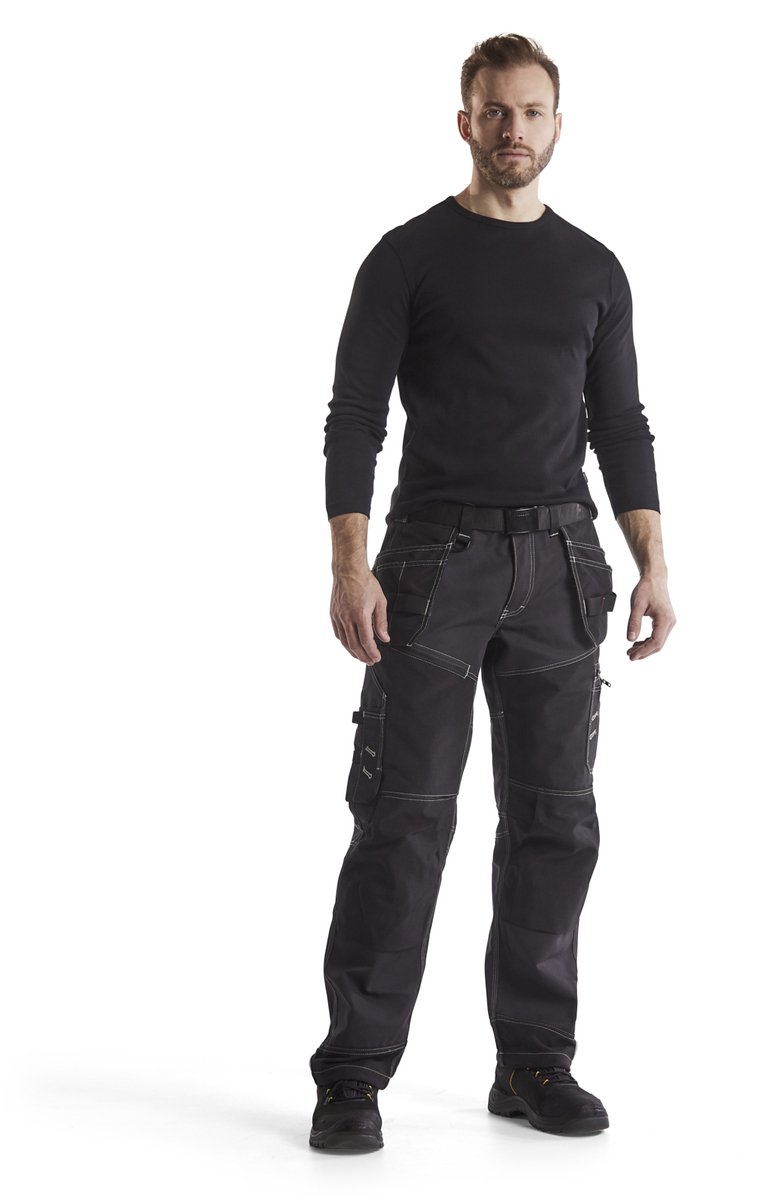 Blåkläder Werkbroek X1500 15001140 | Marineblauw/Zwart | Maat 60 - 7330509367650