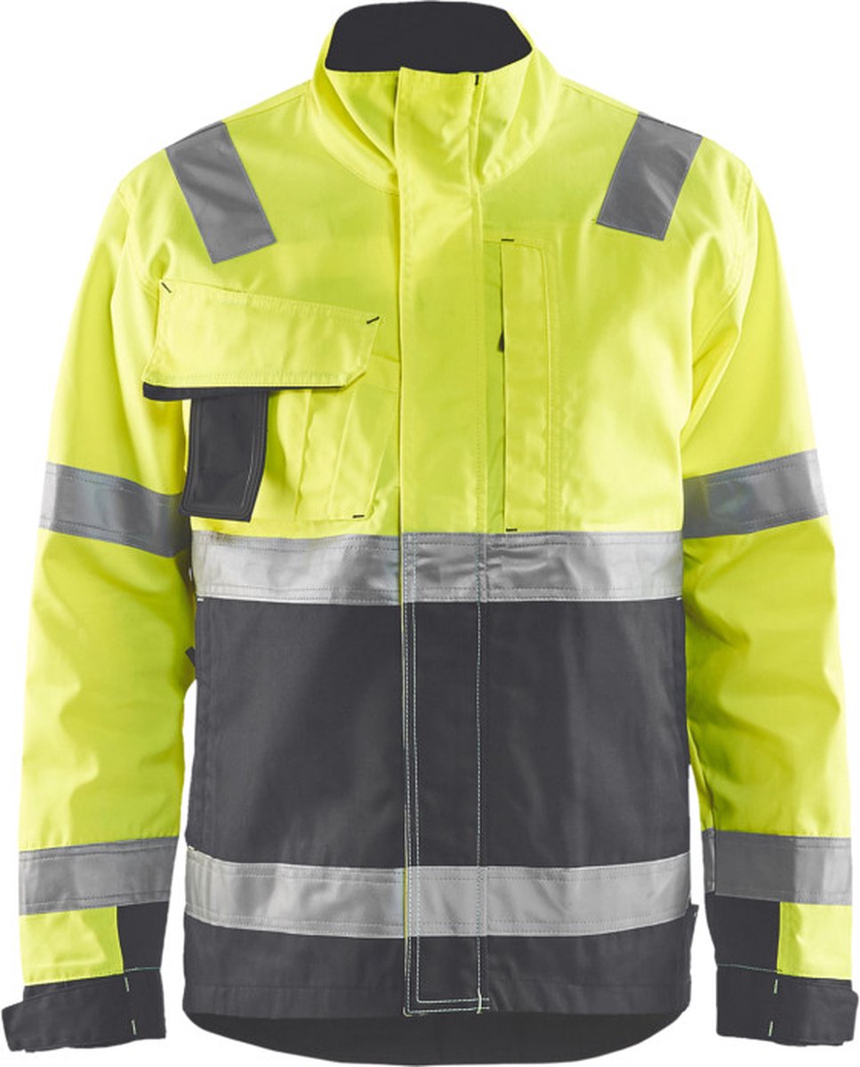 Blåkläder Jack High-Vis 40641811 | High-Vis Geel/Medium Grijs | Maat XL - 7330509674499