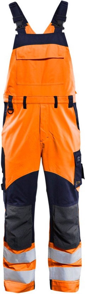 Blåkläder Multinorm inherent bretelbroek 28891513 | High-Vis Oranje/Marineblauw | Maat 62 - 7330509721346