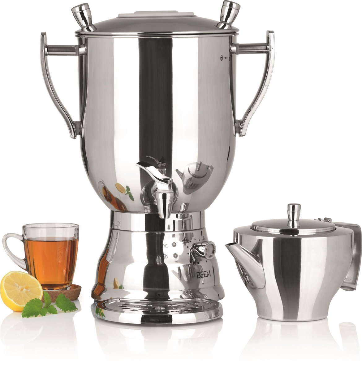BEEM 07204 Theekoker Zilver