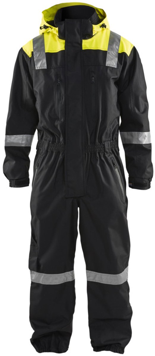 Blåkläder Shell overall 67861977 | Zwart/High-Vis Geel | Maat 46 - 7330509423691