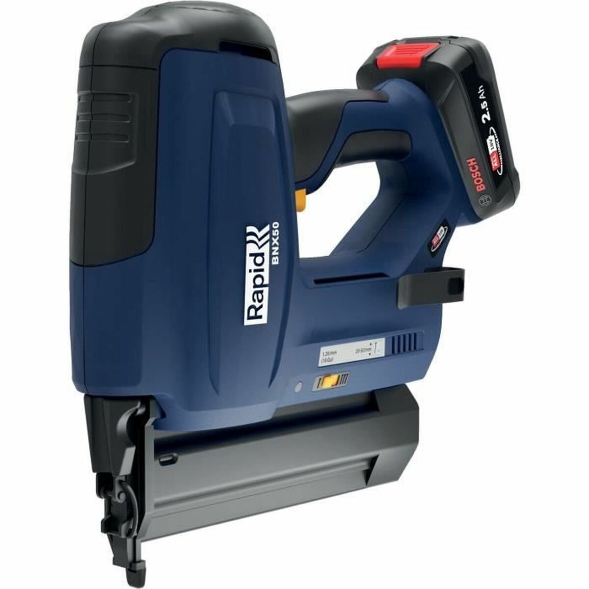 Rapid BNX50 Accu Nageltacker | 18V | P4A | 2.5 Ah accu + lader| Incl. 300 8/30 mm brads | In koffer 5001498
