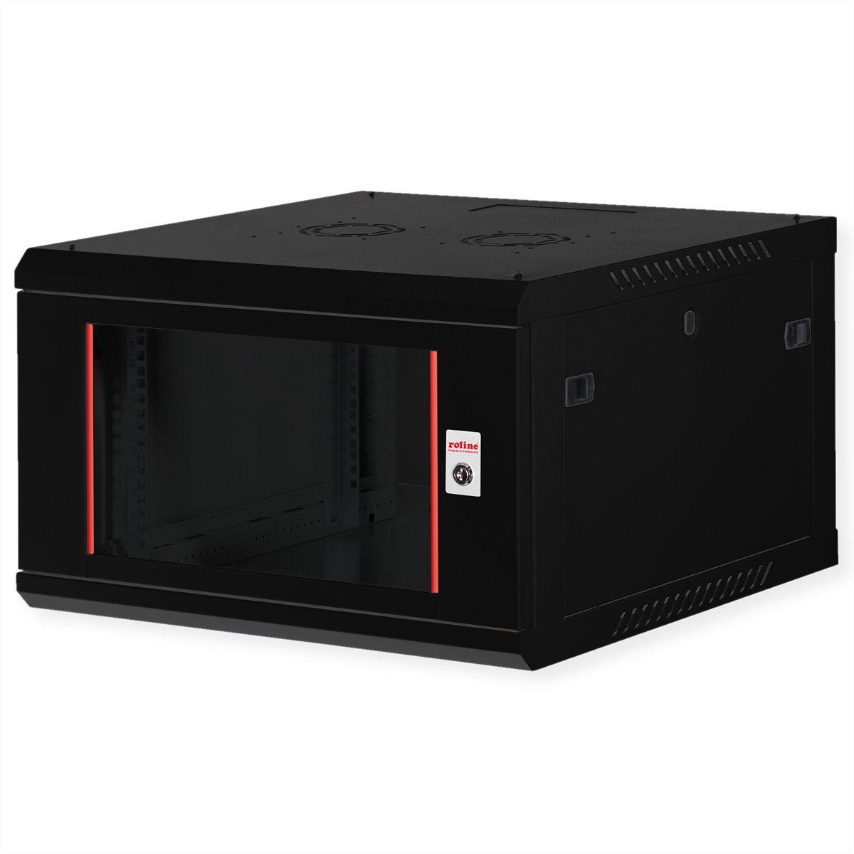 Roline 26210289 19inch-wandkast (b x h x d) 600 x 379 x 600 mm 6 HE Zwart (RAL 9005)