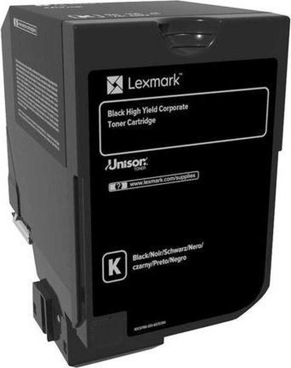 Lexmark Toner 74C2HKE Origineel Zwart 20000 bladzijden 74C2HKE