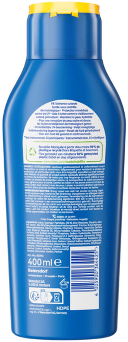 6x Nivea Sun Protect&Hydrate Zonnemelk SPF 30 400 ml