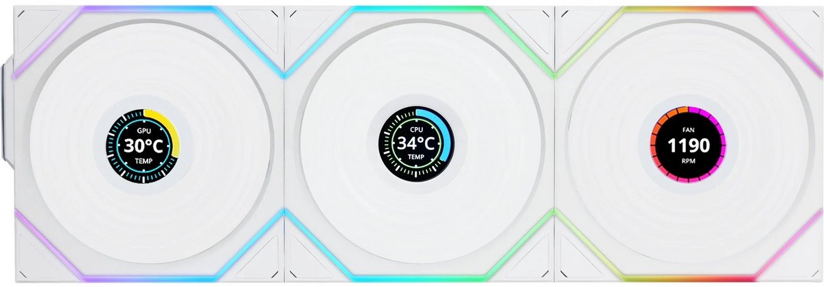 UNI FAN TL120 LCD Wireless Triple Pack Case fan