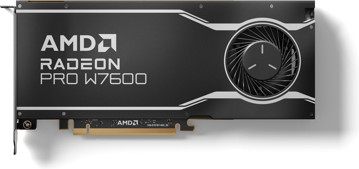 AMD AMD Radeon Pro W7600 Videokaart 8 GB GDDR6-RAM PCIe x16 DisplayPort