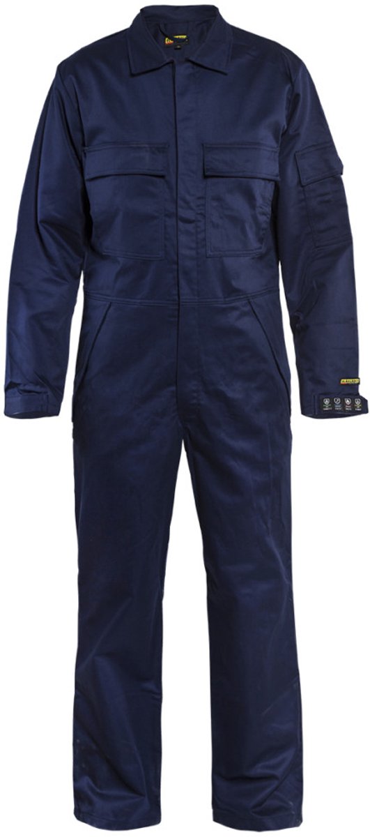 Blåkläder Vlamvertragende Overall 67041516 | Marineblauw | Maat 62 - 7330509552940
