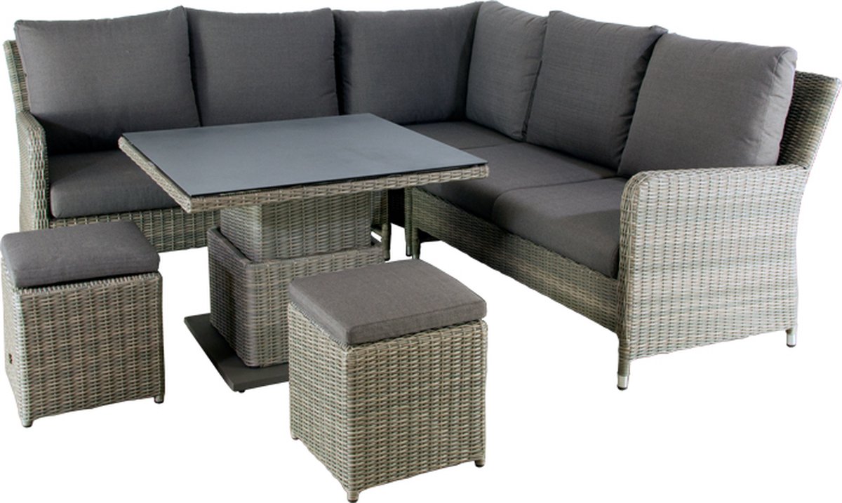 Loungeset Ridgecrest Chocolate Taupe - Oosterik home