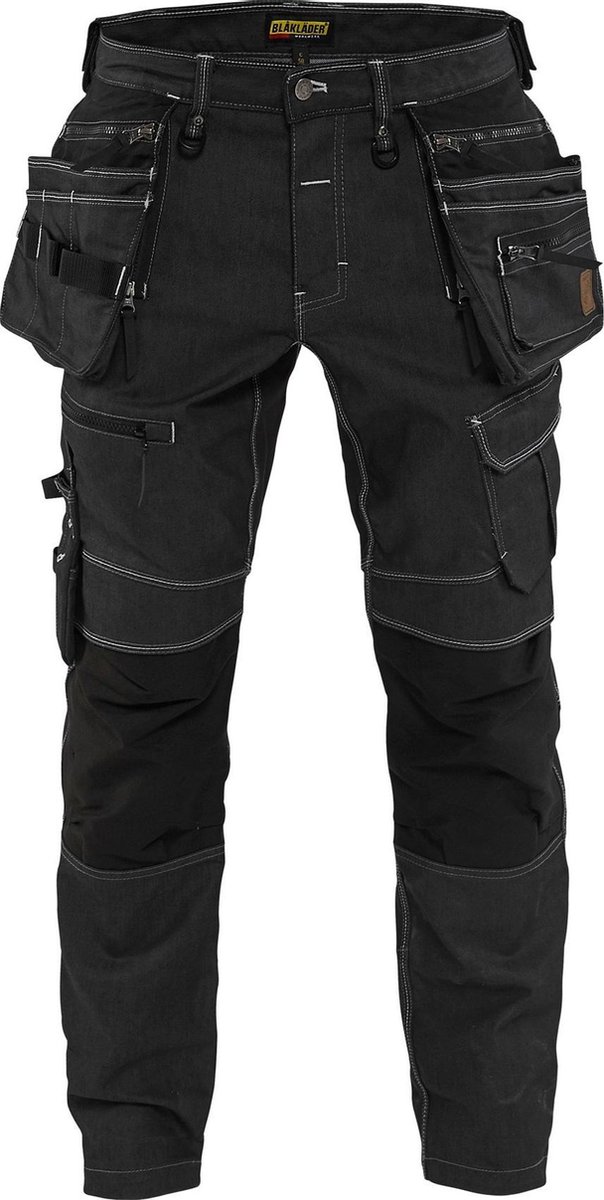 Blåkläder Werkbroek Denim Stretch X1900 19901141 | Zwart | Maat C154 - 7330509532096