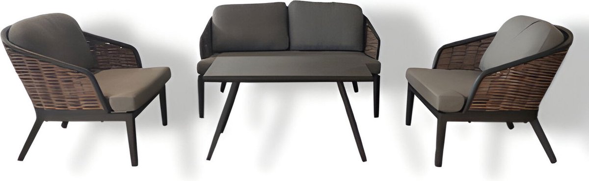 Loungeset Hawaii Nature Grey Oosterik Home - Oosterik home